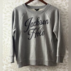J. Crew Heather Gray Jackson Hole Sweatshirt
